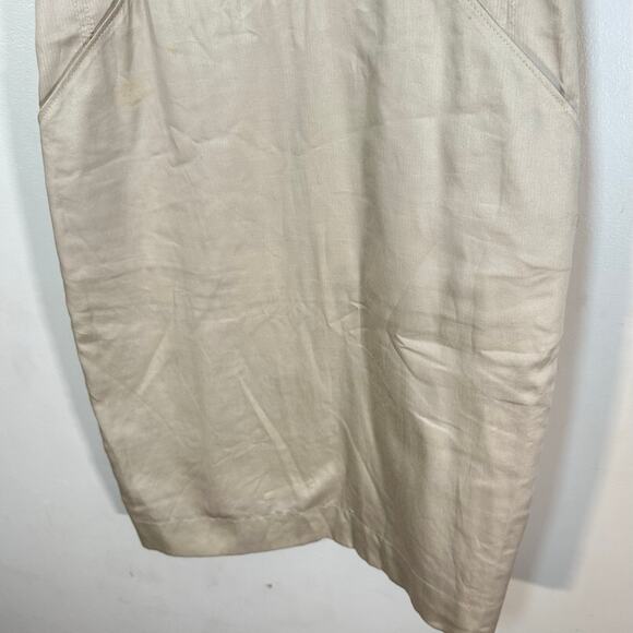 Marc Jacobs khaki sleeveless dress womans size 2 preppy capsule neutral - Picture 13 of 14
